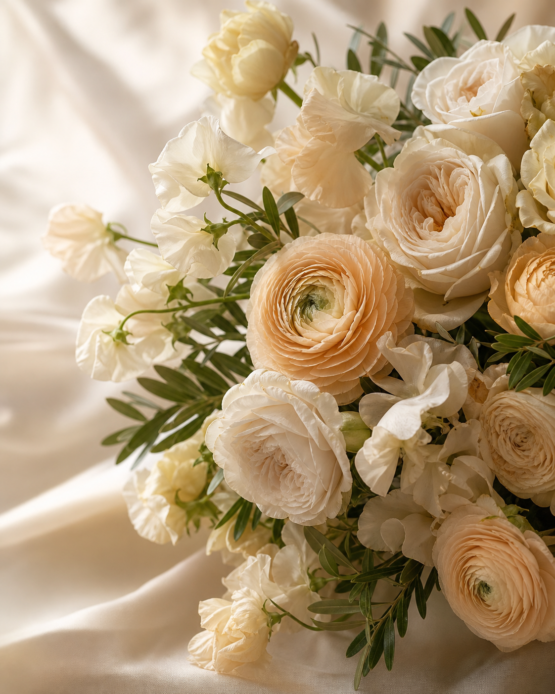 Blush and dusty rose floral study